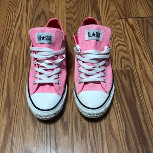 Pink all star converse